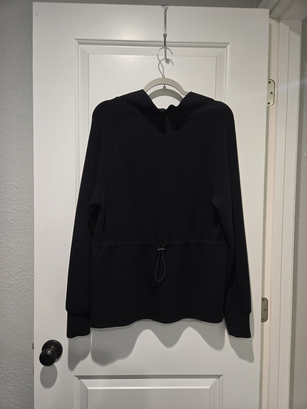 Varley Arcola Black Double Soft Sweatshirt with Cinch Waist Size Extra Small - Picture 5 of 10